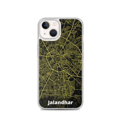 Jalandhar Map iPhone Case