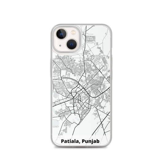 Patiala Map iPhone Case