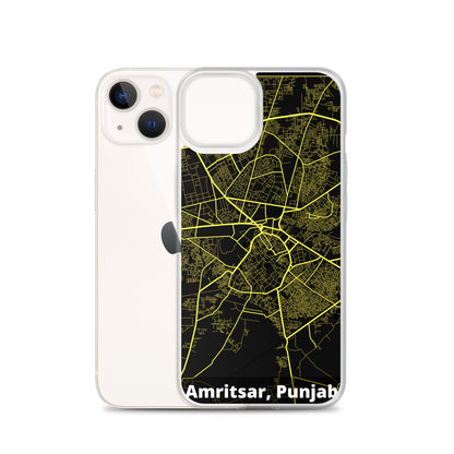 Amritsar Map iPhone Case