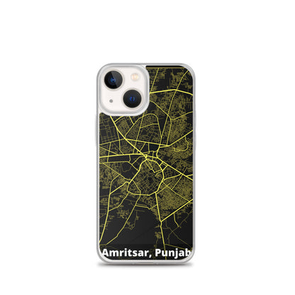 Amritsar Map iPhone Case