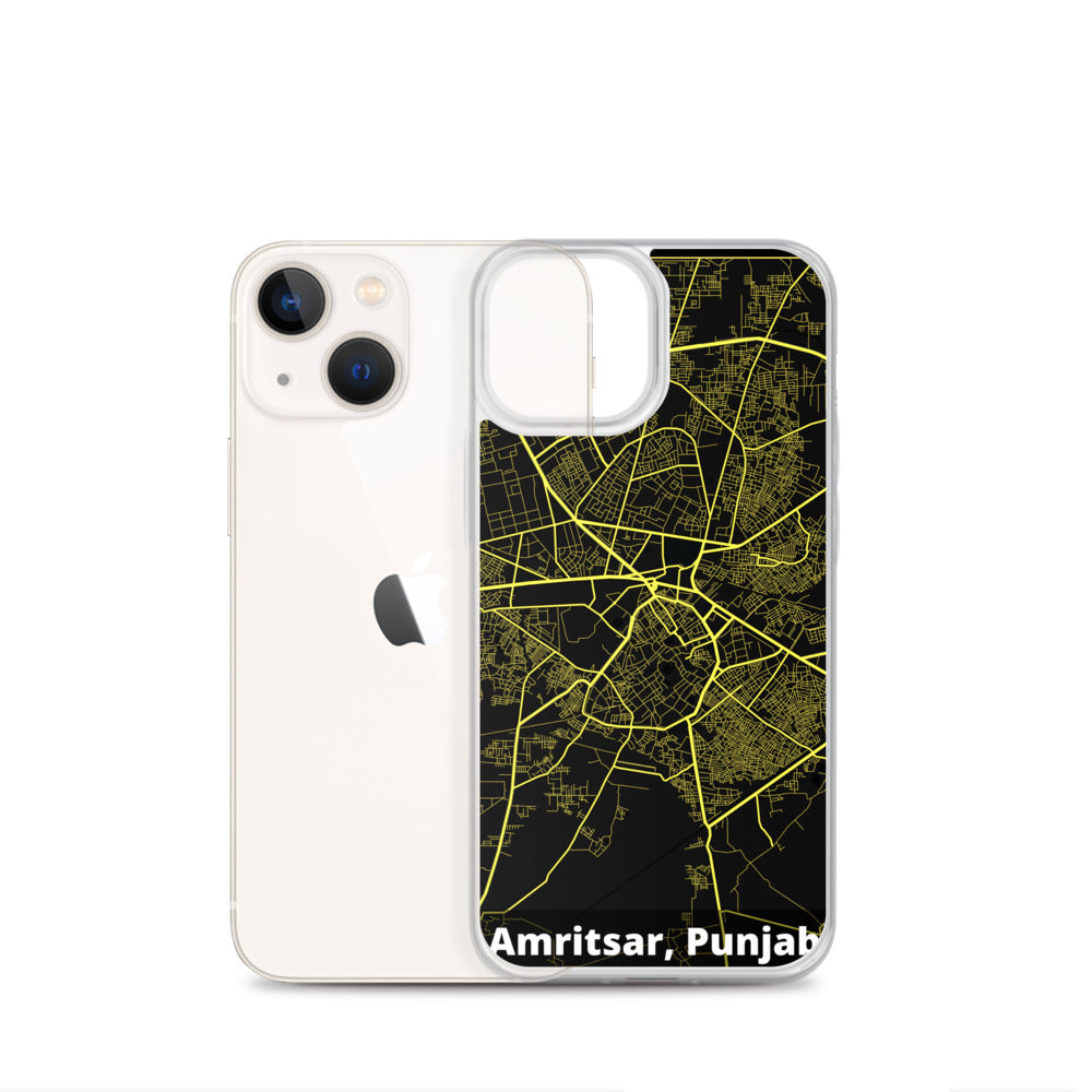 Amritsar Map iPhone Case