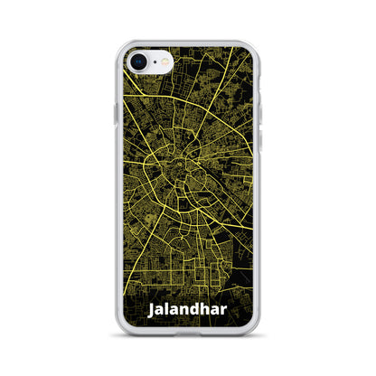 Jalandhar Map iPhone Case