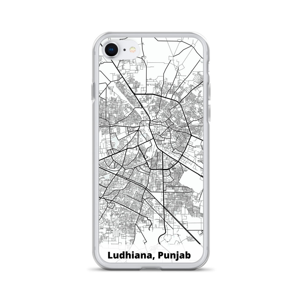 Ludhiana Map iPhone Case