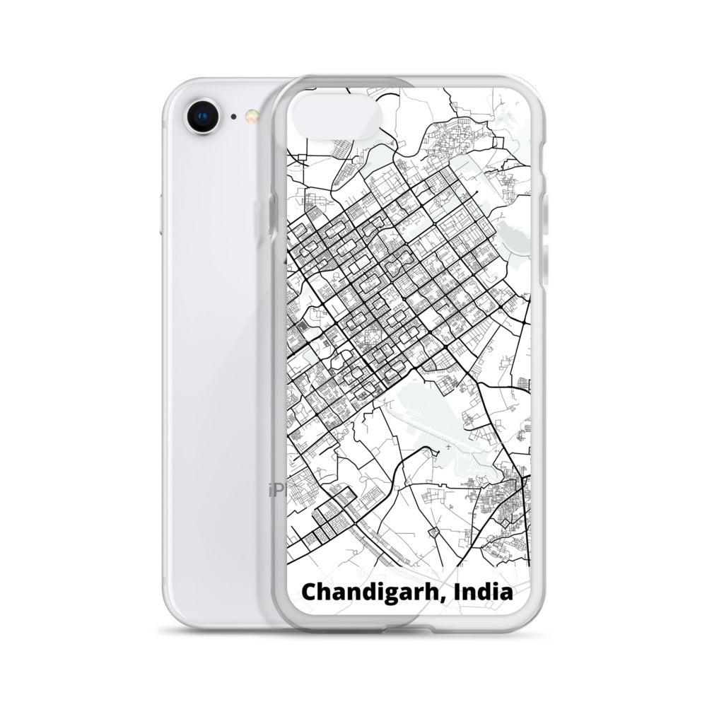 Chandigarh Map iPhone Case