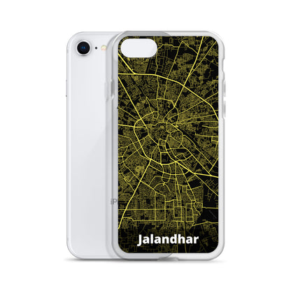 Jalandhar Map iPhone Case