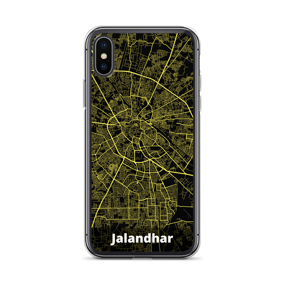 Jalandhar Map iPhone Case