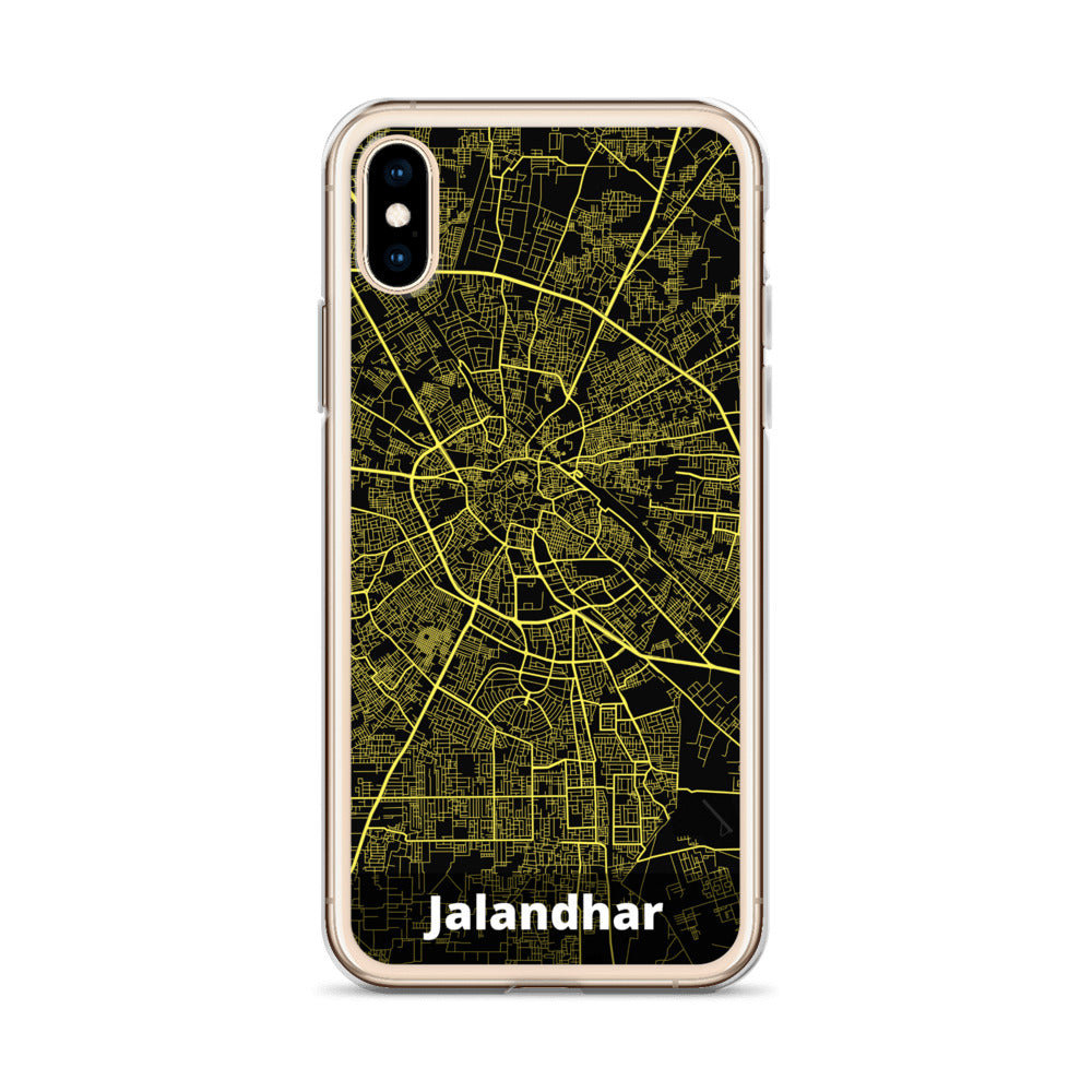 Jalandhar Map iPhone Case