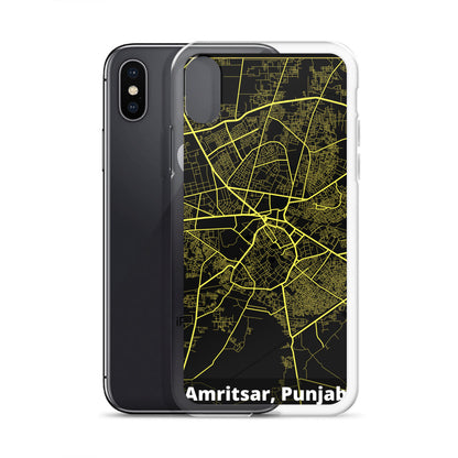 Amritsar Map iPhone Case