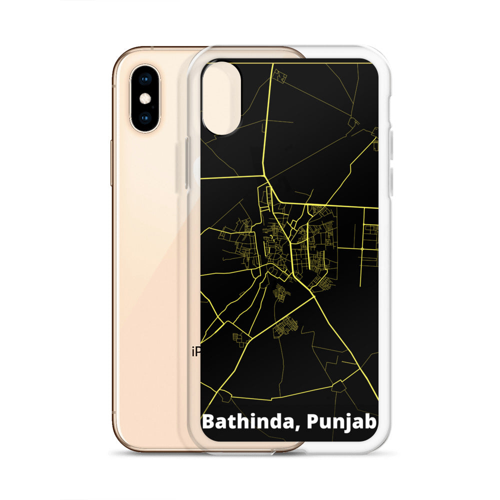Bathinda Map iPhone Case