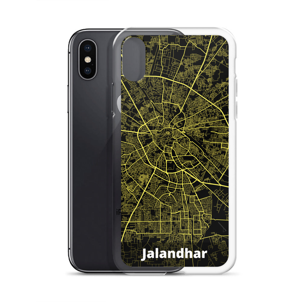 Jalandhar Map iPhone Case