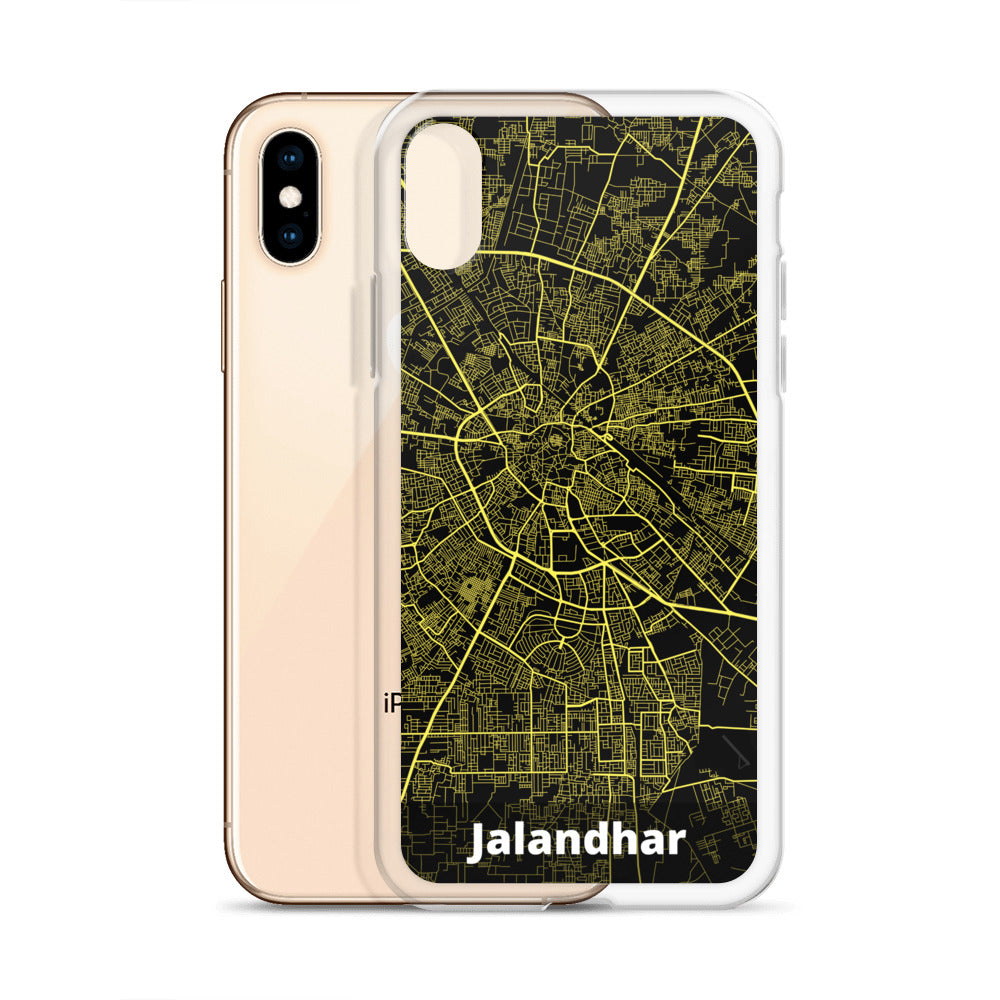 Jalandhar Map iPhone Case