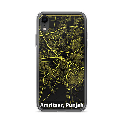 Amritsar Map iPhone Case