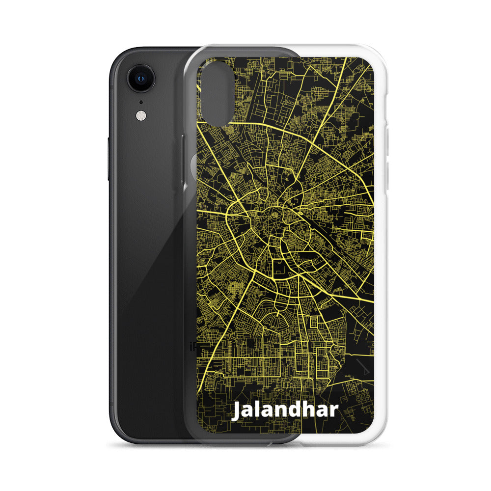 Jalandhar Map iPhone Case