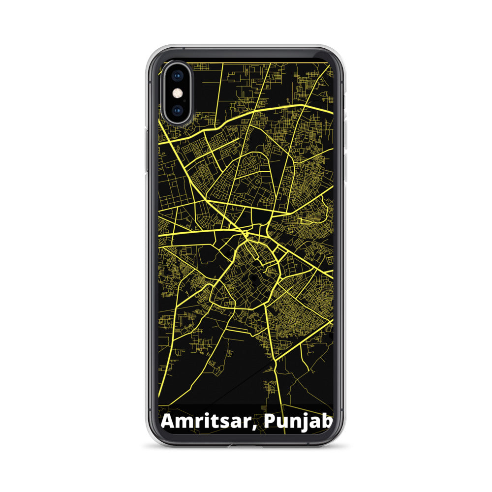 Amritsar Map iPhone Case