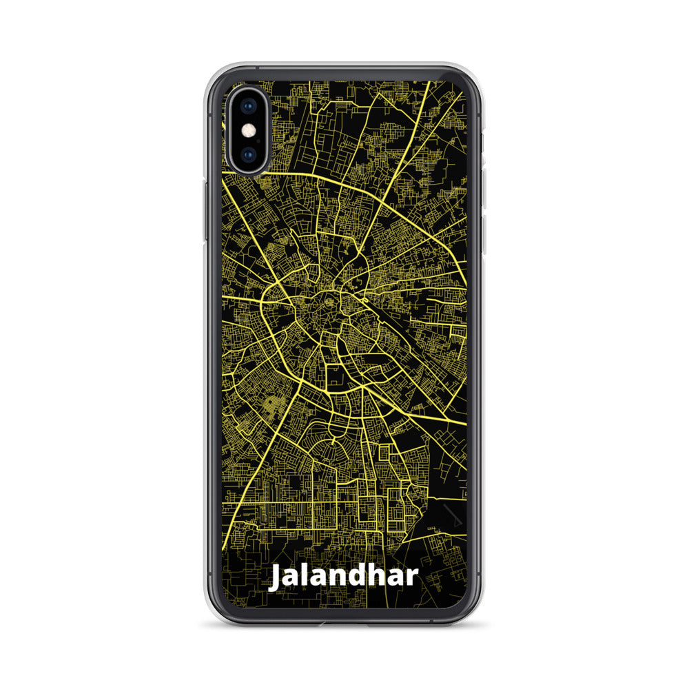 Jalandhar Map iPhone Case