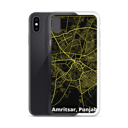 Amritsar Map iPhone Case