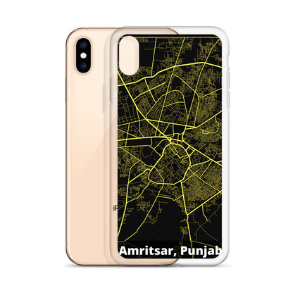 Amritsar Map iPhone Case