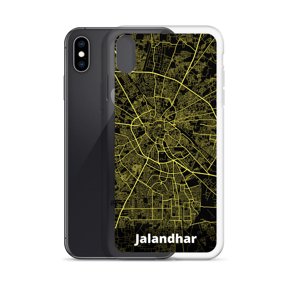 Jalandhar Map iPhone Case