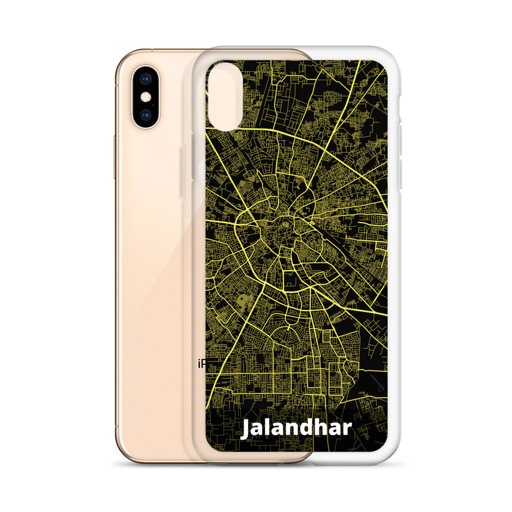 Jalandhar Map iPhone Case