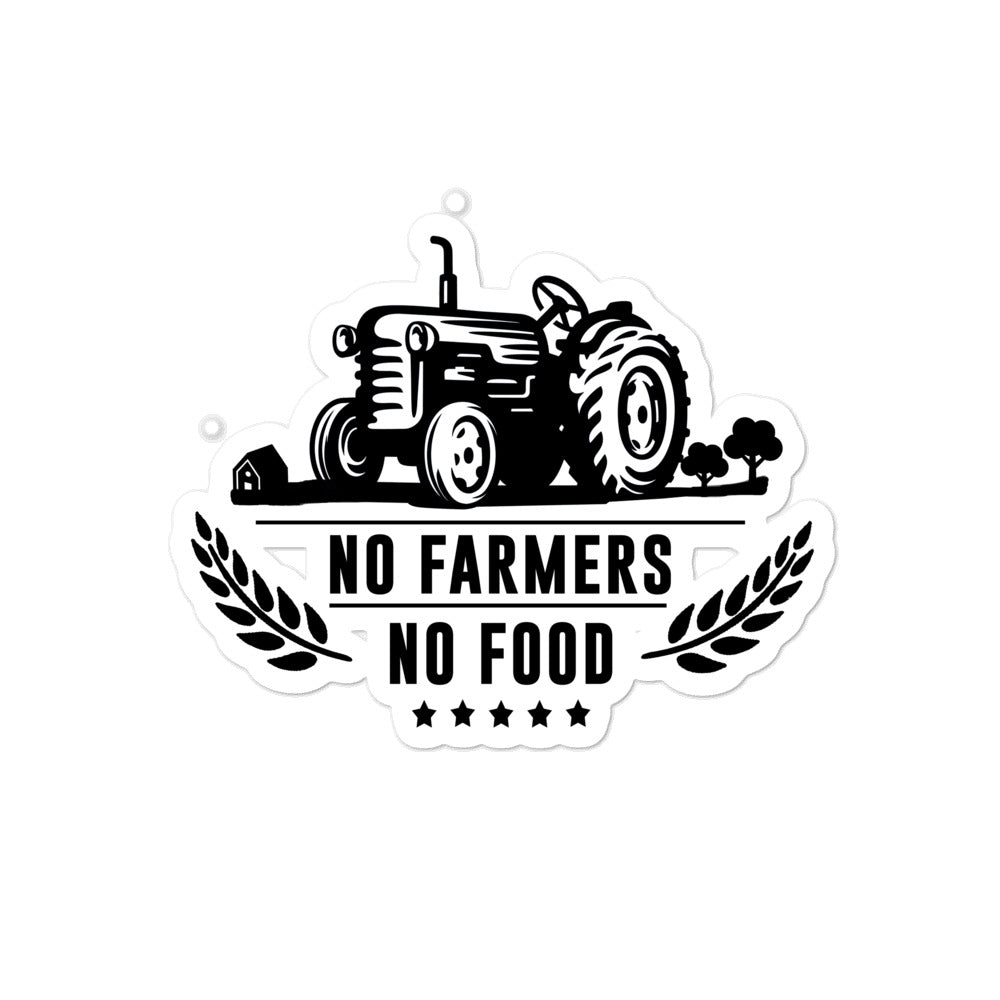 No farmer No Food stickers
