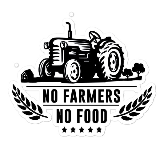No farmer No Food stickers
