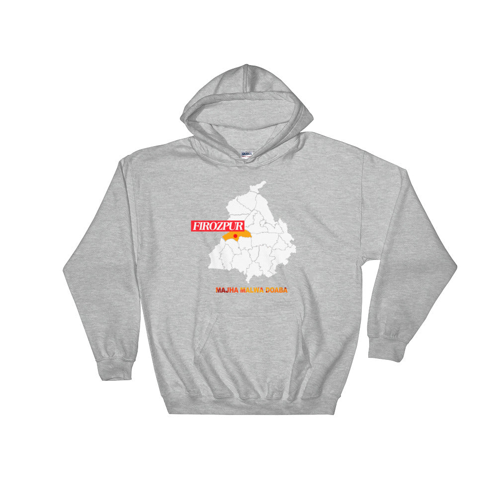 Firozpur District Hooded Sweatshirt