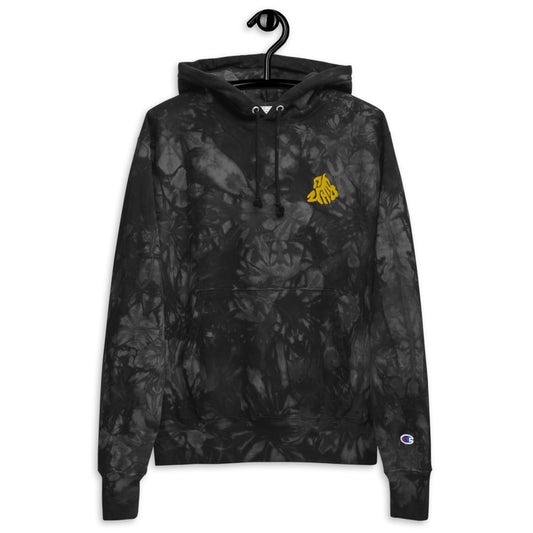 Punjab Map Unisex Champion tie-dye hoodie