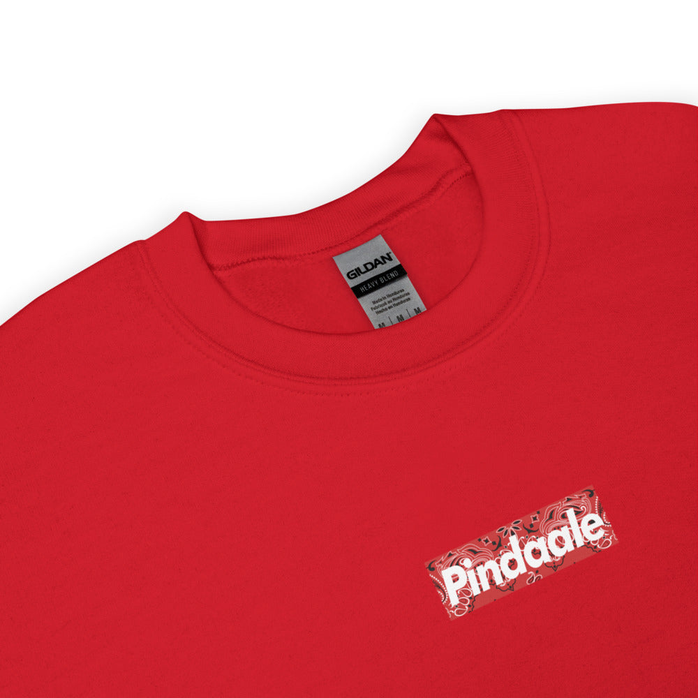 Pindaale Bandana Box Logo Embroidered Sweatshirt