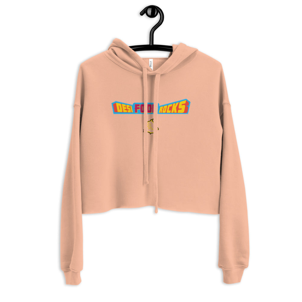 Desi Foodie Crop Hoodie